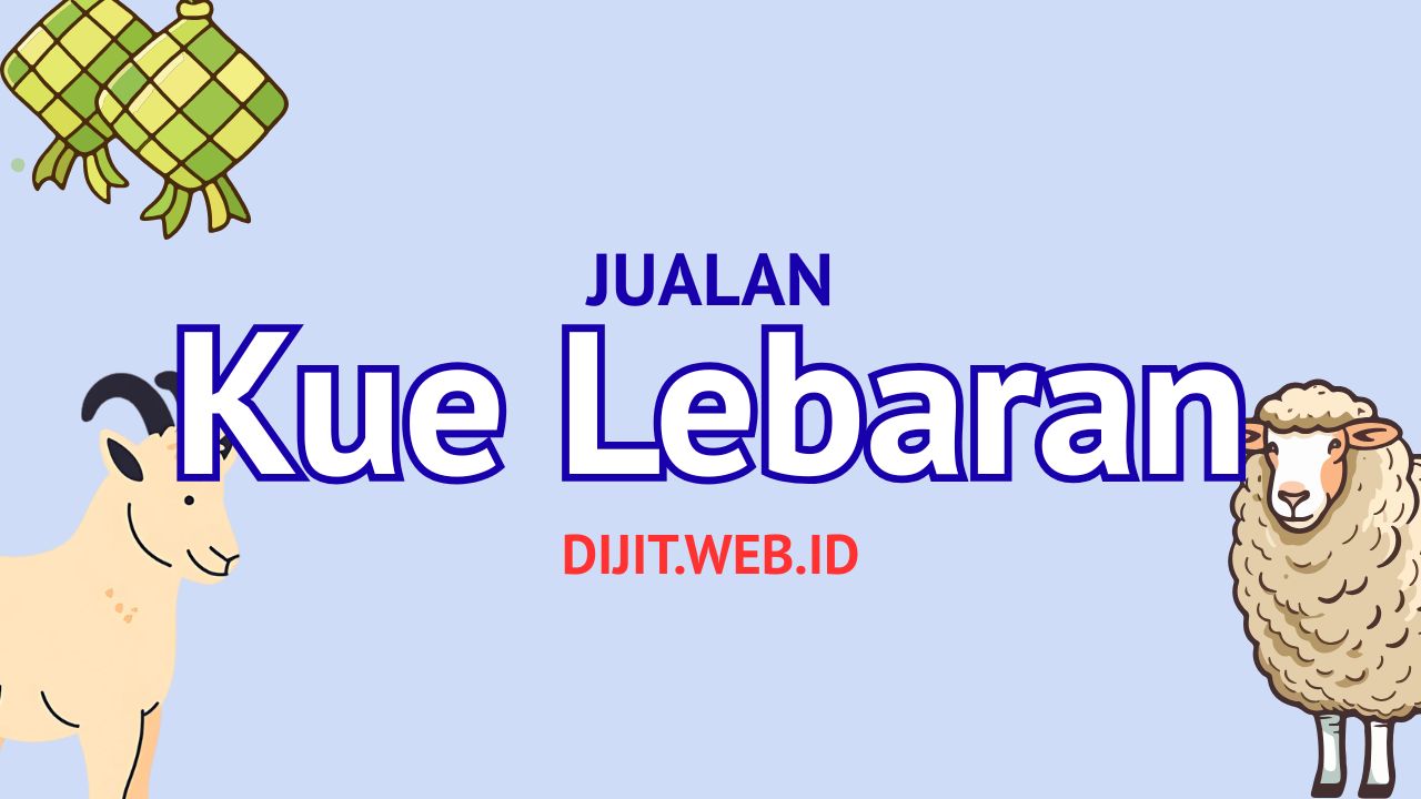 Jualan Kue Lebaran
