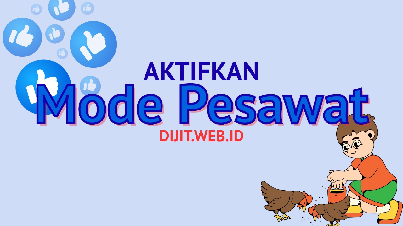 Aktifkan Mode Pesawat